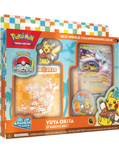 Pokemon - 2025 World Championships Deck Raging Bolt Yuka Okita
