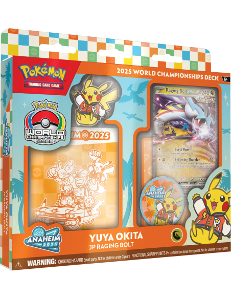 Pokemon - 2025 World Championships Deck Raging Bolt Yuka Okita