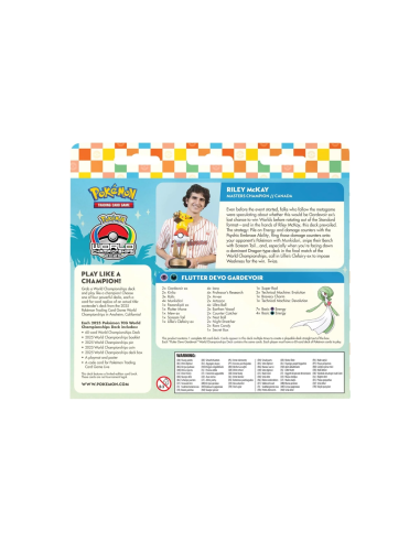 Pokemon - 2025 World Championships Deck Gardevoir Riley McKay