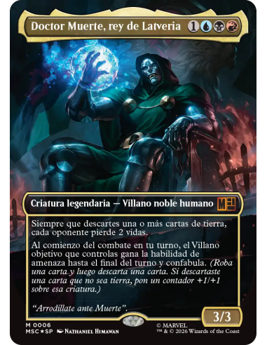 MTG - Triumphant Death Commander Marvel Super Heroes Deck (Spanish)