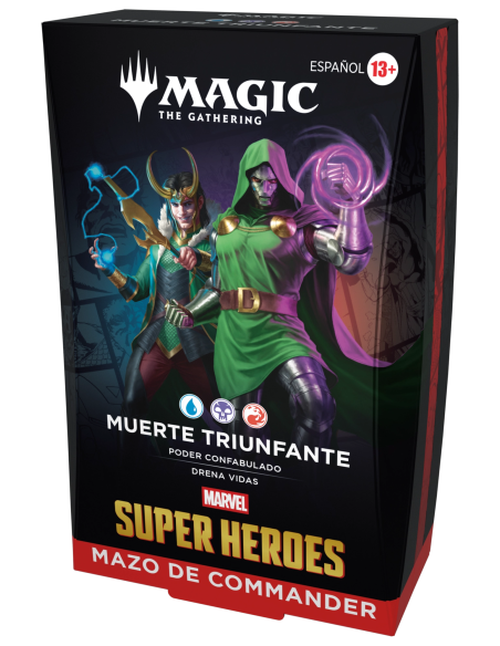 MTG - Muerte Triunfante Deck de Commander Marvel Super Heroes (Español)