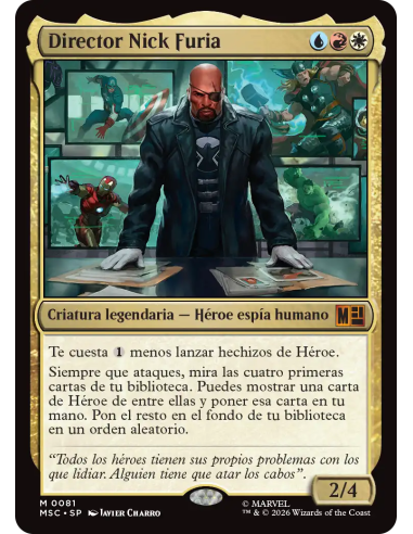 MTG - Avengers Assemble Commander Deck  Marvel Super Heroes (Spanish)