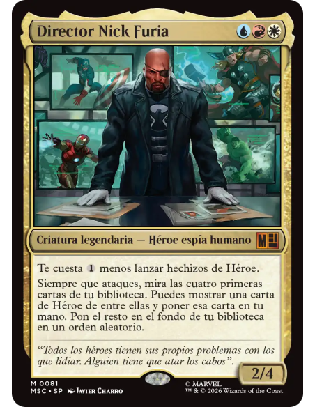 MTG - Avengers Assemble Commander Deck  Marvel Super Heroes (Spanish)