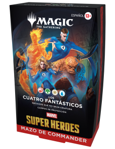 MTG - Cuatro Fanasticos Deck de Commander Marvel Super Heroes (Español)