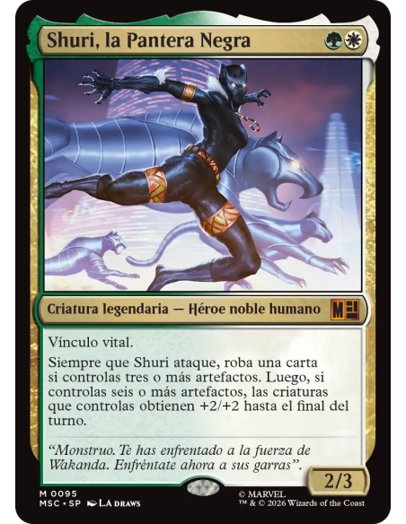 MTG - Wakanda Forever Deck for Commander Marvel Super Heroes (Spanish)