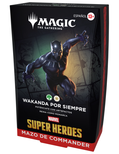 MTG - Wakanda Forever Deck for Commander Marvel Super Heroes (Spanish)