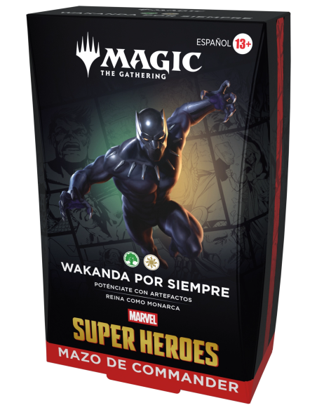 MTG - Wakanda Forever Deck for Commander Marvel Super Heroes (Spanish)