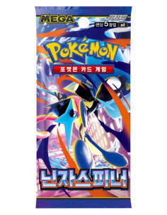 Pokemon Ninja Spinner: Sobre (5 cartas) Coreano (Megaevolución 4)