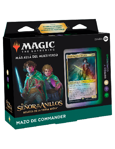 MTG - El Señor de los Anillos Relatos de la Tierra Media: Mazo de Commander Comida y Comunidad (Inglés)