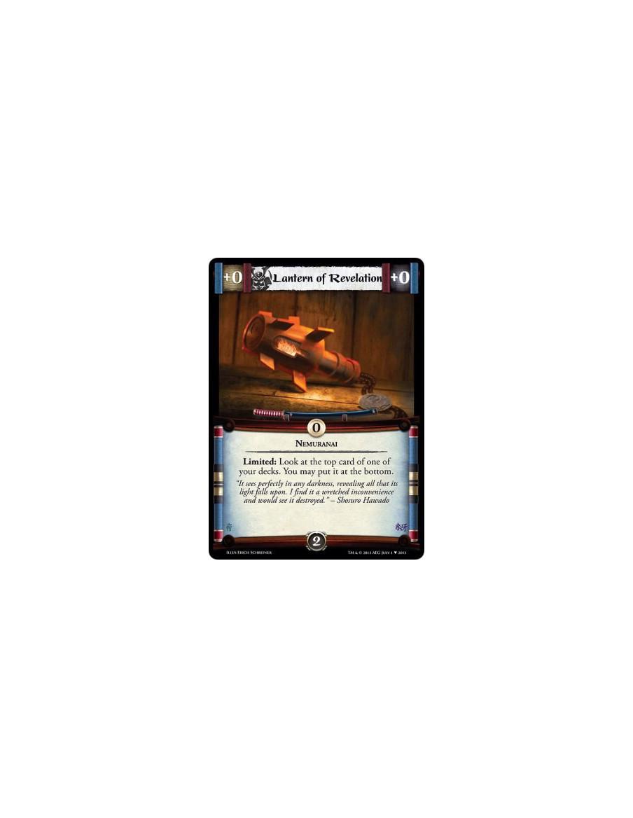 Lantern of Revelation  - NemuranaiLimited: Look at the top card of one of your decks. You may put it at the bottom.