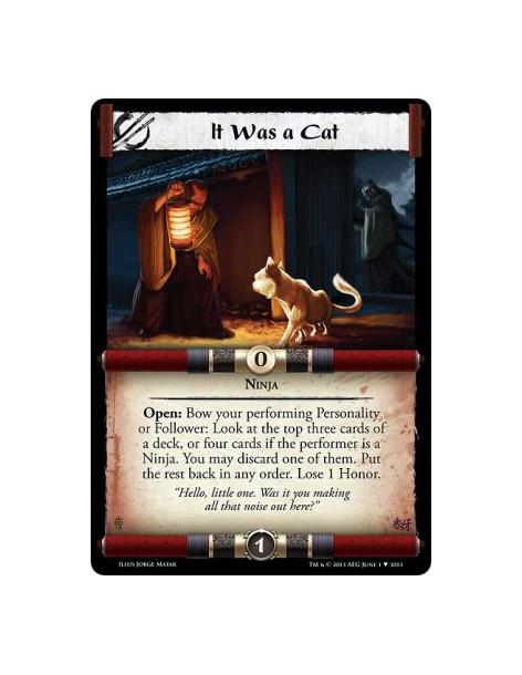 It Was a Cat  - NinjaOpen: Bow your performing Personality or Follower: Look at the top three cards of a deck, or four cards if