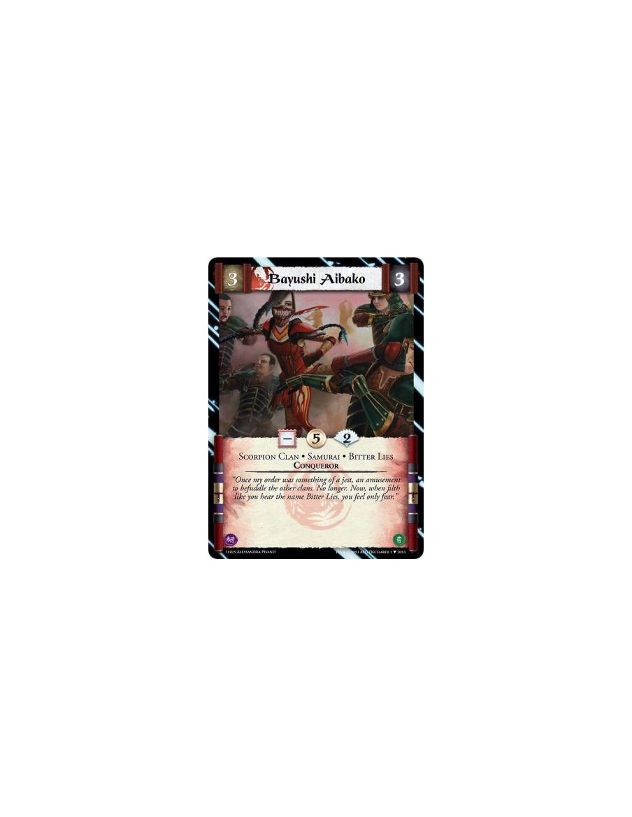 Bayushi Aibako  - Scorpion Clan • Samurai • Bitter Lies • Conqueror&nbsp;