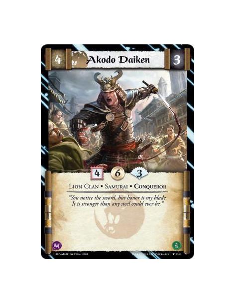Akodo Daiken  - Lion Clan • Samurai • Conqueror