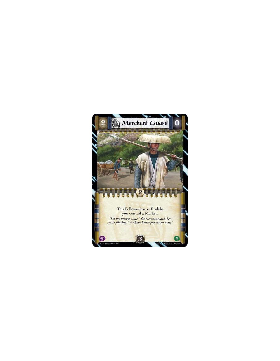 Merchant Guard FOIL  - This Follower has +1F while you control a Market. 