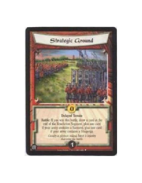 Strategic Ground  - Delayed Terrain Battle: If you win this gbattle, draw a card at the end of the Resolution Segment, plus one
