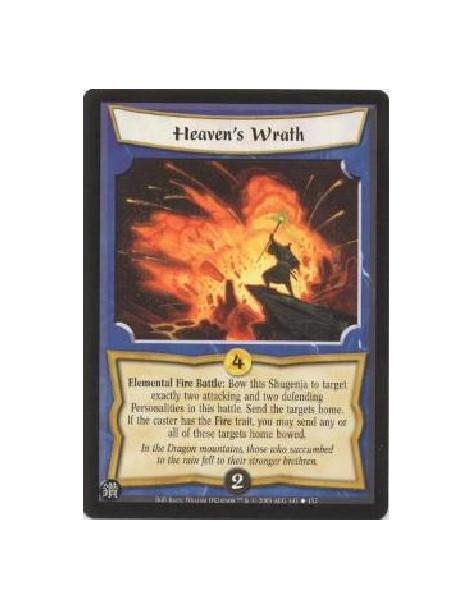 Heaven's Wrath  - Elemental Fire Battle: Bow this Shugenja to target exactly two attacking and two defending Personalities in th