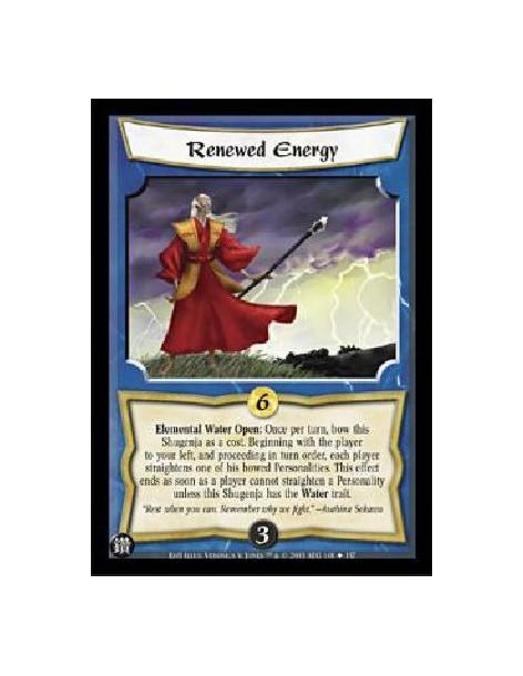Renewed Energy  - Elemental Water Open: Once per turn, bow this Shugenja as a cost. Beginning with the player to your left, and 