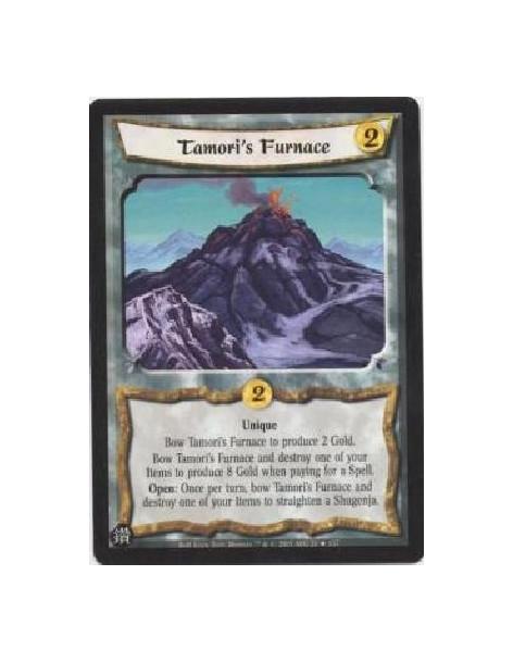 Tamori's Furnace FOIL  - UniqueBow Tamori's Furnace to produce 2 Gold.Bow Tamori's Furnace and destroy one of your Items to prod