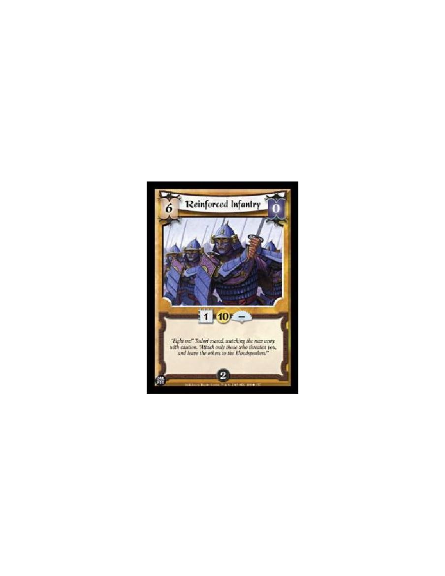 Reinforced Infantry  - - 