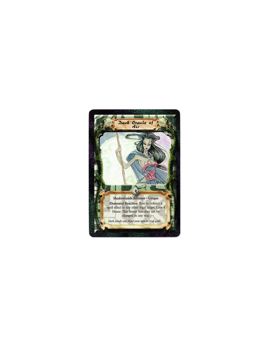 Dark Oracle of Air  - Shadowlands • Air • Dark Oracle • Retainer • UniqueReaction: Any number of times per turn, when a Spell or