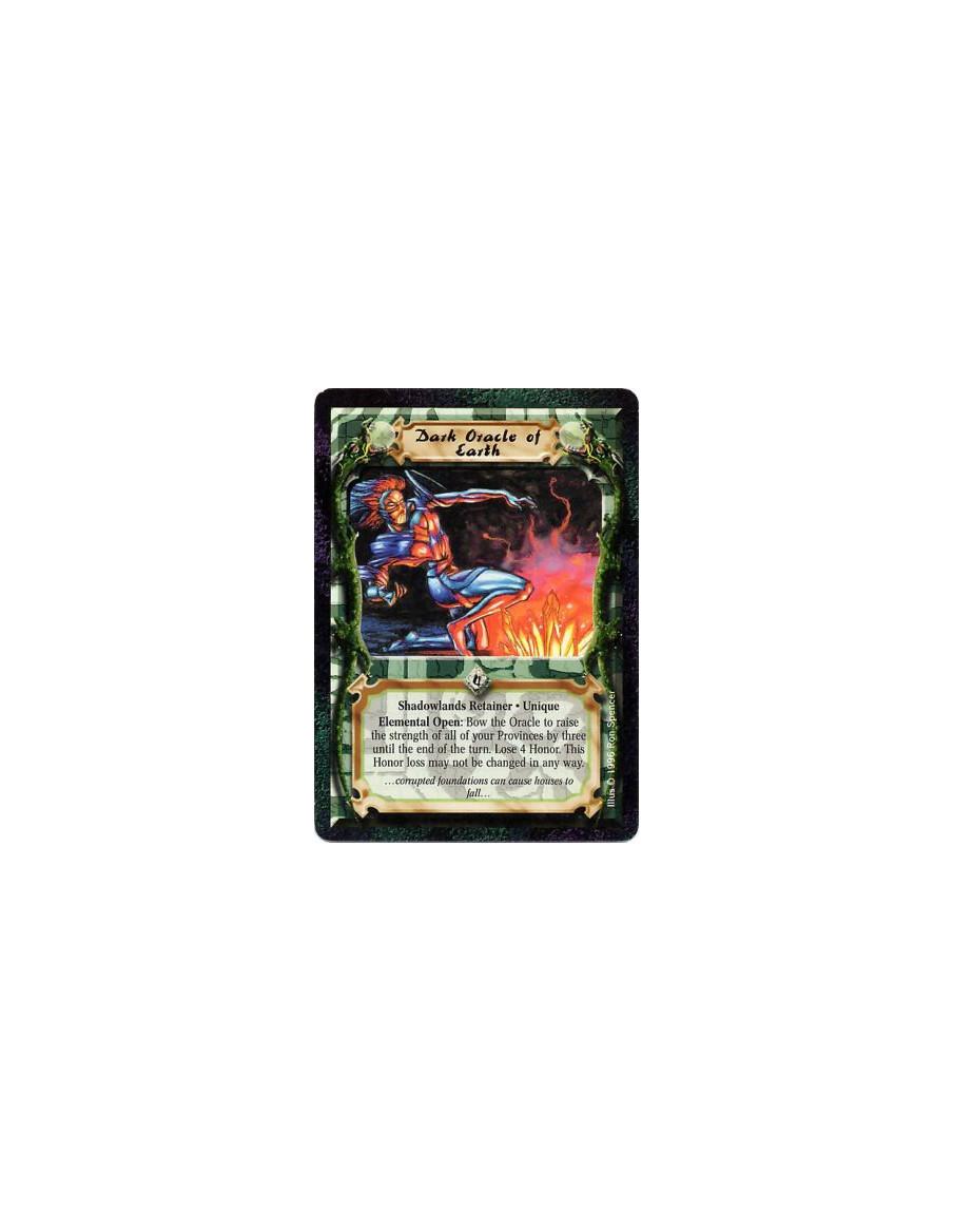 Dark Oracle of Earth  - Shadowlands • Earth • Dark Oracle • Retainer • UniqueBattle/Open: Any number of times per turn, bow this
