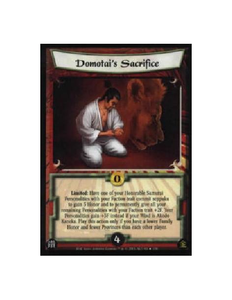Domotai's Sacrifice FOIL  - Limited: Have one of your Honorable Samurai Personalities with your Faction trait commit seppuku to