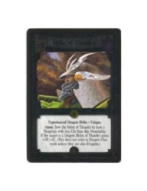 Helm of Thunder FOIL  - Experienced Dragon Helm · UniqueOpen: Bow the Helm of Thunder to bow a Shugenja with less Chi than this