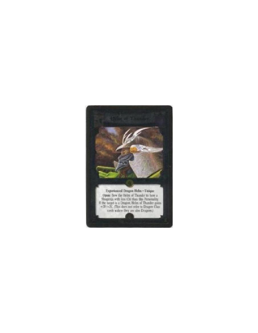 Helm of Thunder FOIL  - Experienced Dragon Helm · UniqueOpen: Bow the Helm of Thunder to bow a Shugenja with less Chi than this 