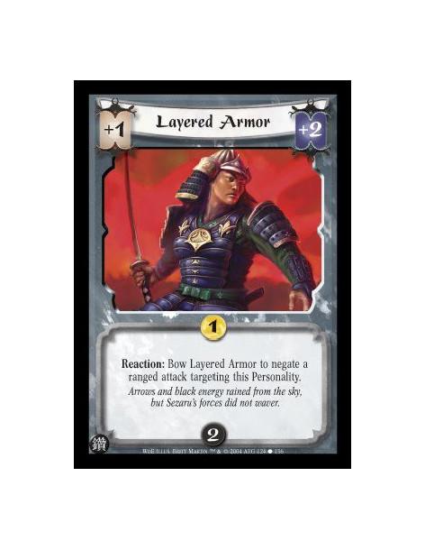 Layered Armor  - Reaction: Bow Layered Armor to negate a ranged attack targeting this Personalitity.