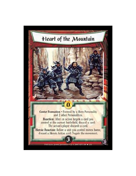 Heart of the Mountain  - Center Formation · Formed by a Hero Personality and 2 other Personalities. Reaction: After an action ta