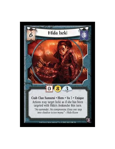Hida Iseki (Spanish Language)  - Crab Clan Samurai · Hero · Yu 3 · Unique. Actions may target Iseki as if she has been targeted