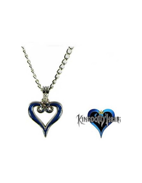 Colgante con cadena Corazón Kingdom Hearts