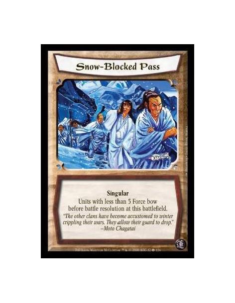 Snow-Blocked Pass  - Singular. Units with less than 5 Force bow before battle resolution at this battlefield.