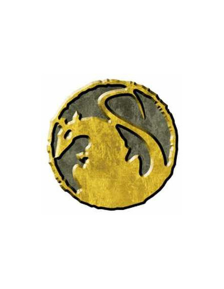 Chapa del Clan Nezumi  - Chapa con el mon del Clan