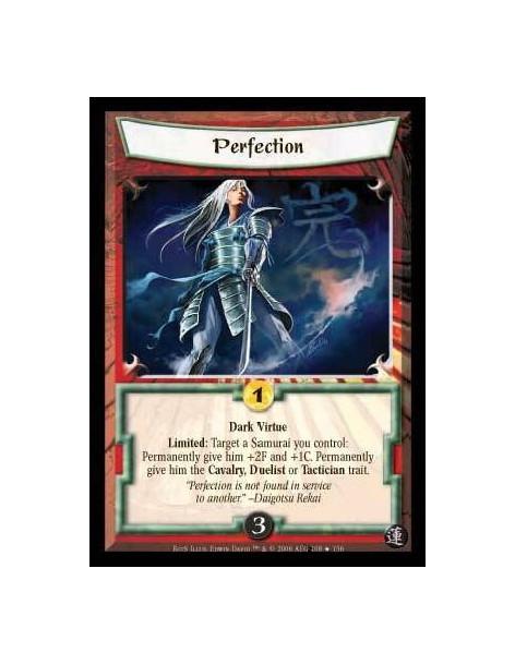 Perfection  - Dark Virtue Limited: Target one of your Samurai: Give him a +2F/+1C token.