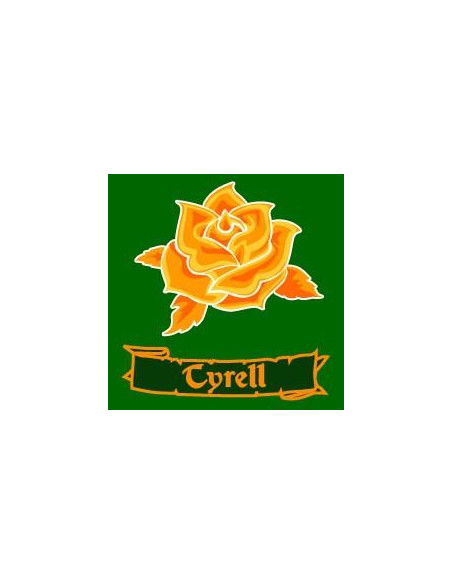 Chapa Cuadrada Tyrell  - 