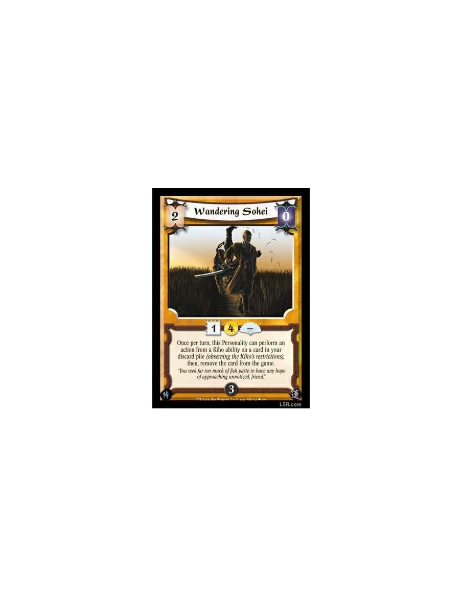 Wandering Sohei  - Once per turn, this Personality can perform an action from a Kiho ability on a card in your discard pile (obs