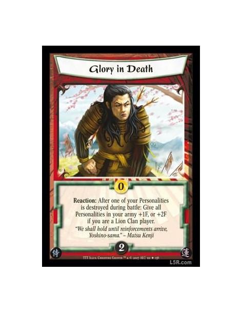 Glory in Death FOIL  - Reaction: After one of your Personalities is destroyed during battle: Give all Personalities in your army