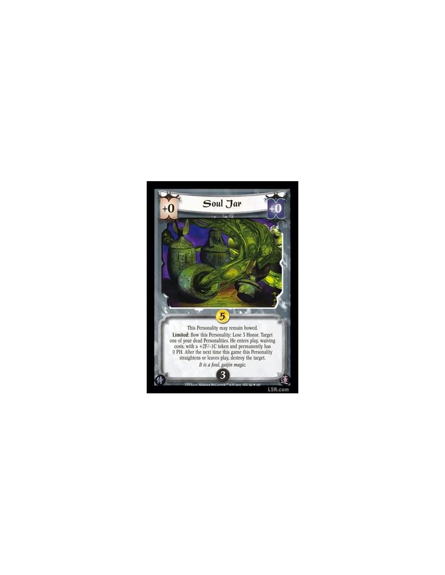 Soul Jar FOIL  - This Personality may remain bowed. Limited: Bow this Personality: Lose 3 Honor. Target one of your dead Persona