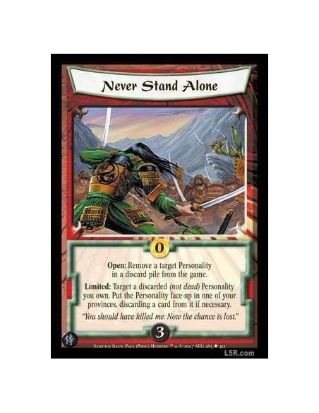 Never Stand Alone FOIL