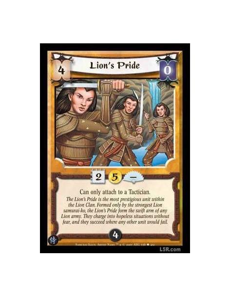 Lion's Pride FOIL  - Can only attach to a Tactician.