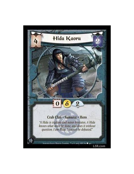 Hida Kaoru  - Crab Clan · Samurai · Hero.