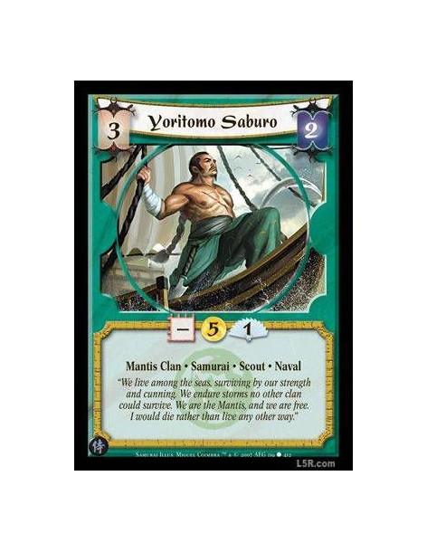 Yoritomo Saburo  - Mantis Clan · Samurai · Scout · Naval