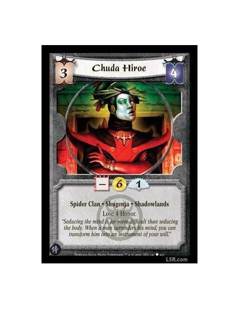 Chuda Hiroe  - Spider Clan · Shugenja · Shadowlands · Supai. Lose 4 Honor