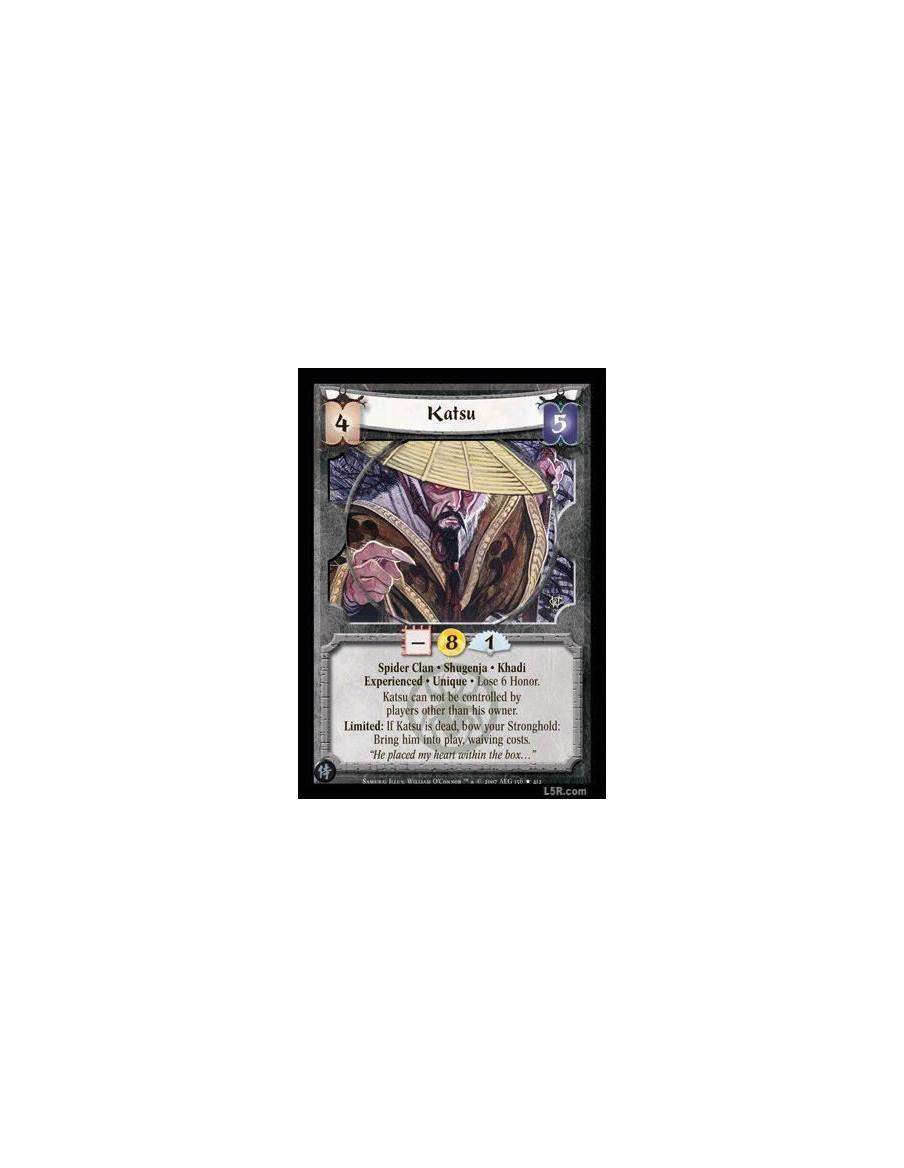 Katsu Exp  - Spider Clan · Shugenja · Khadi · Experienced · Unique Lose 6 Honor. Katsu can not be controlled by players other th