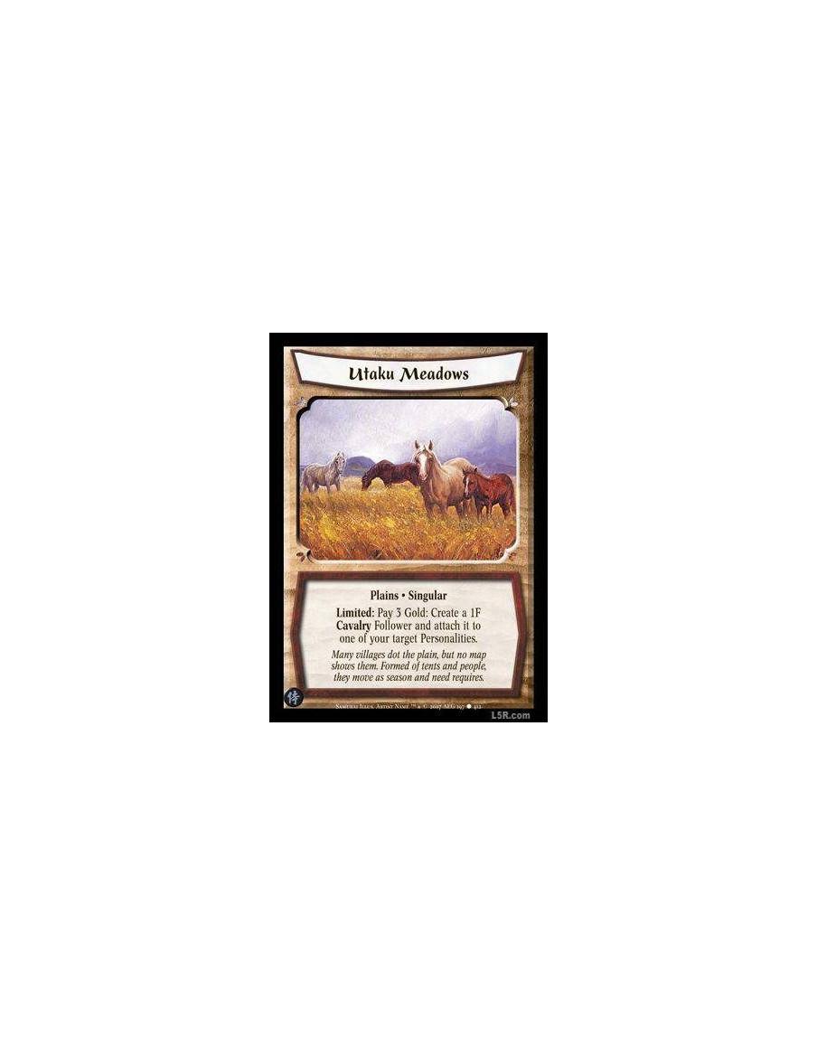 Utaku Meadows  - Plains · Singular Limited: Pay 3 gold: Create a 1F Cavalry Follower and attach it to one of your target Persona