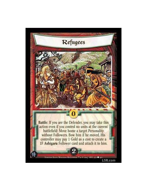 Refugees (Español)  - Battle : If you are the Defender, you may take this action even if you control no units at the current bat