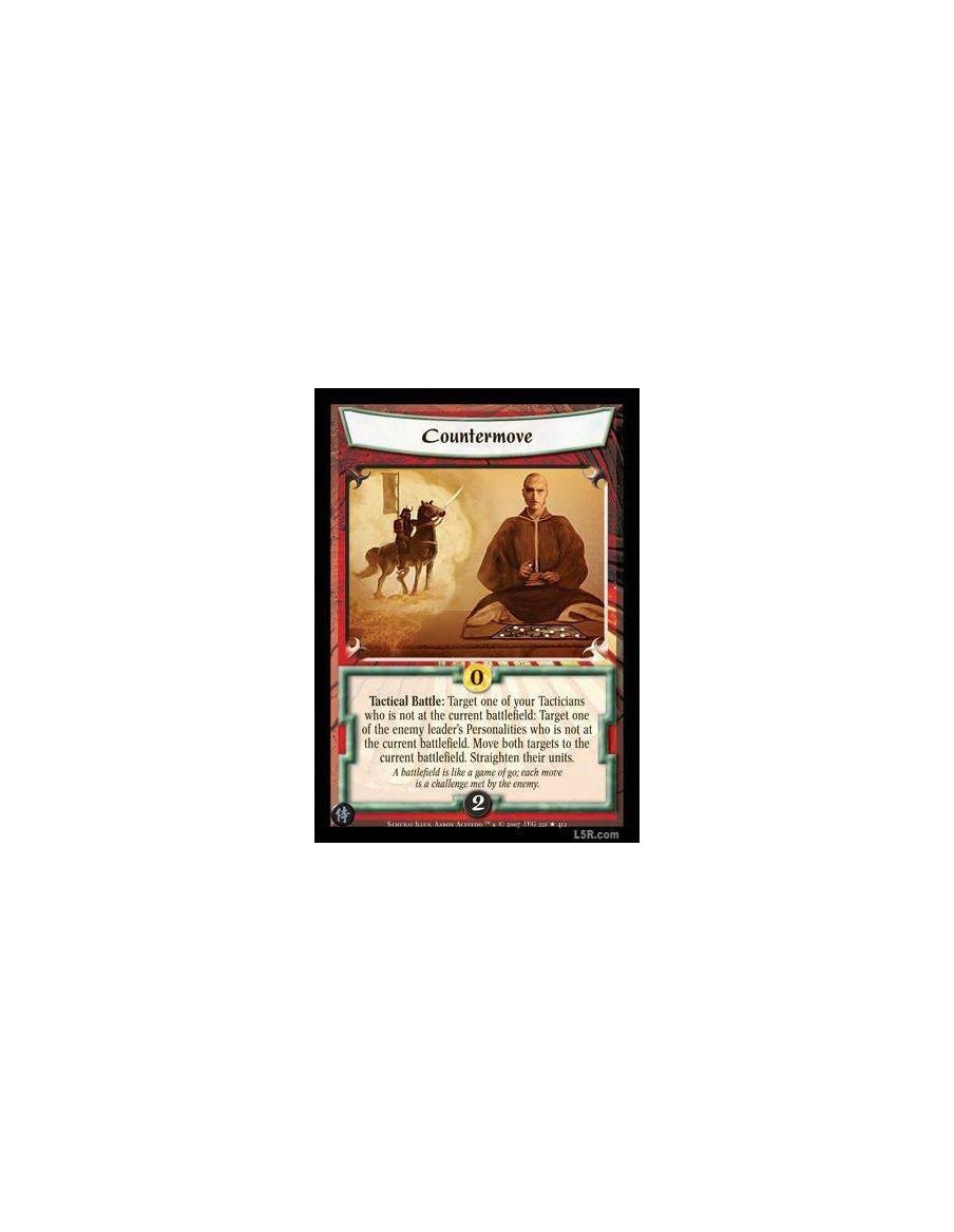 Countermove FOIL  - Tacticial Battle : Target one of your Tacticians who is not at the current battlefield: Target one of the en