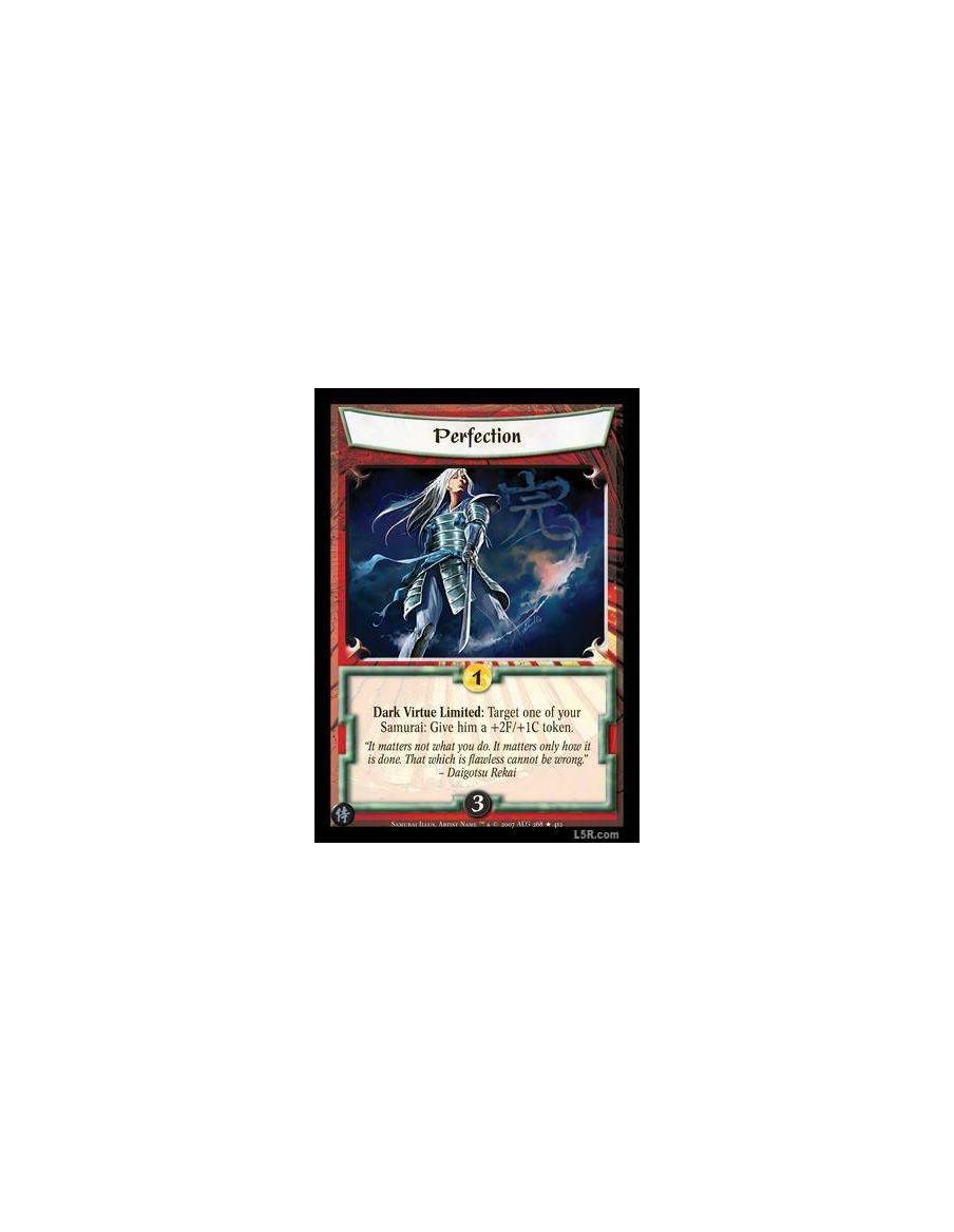 Perfection FOIL  - Dark Virtue Limited : Target one of your Samurai: Give him a +2F/+1C token.