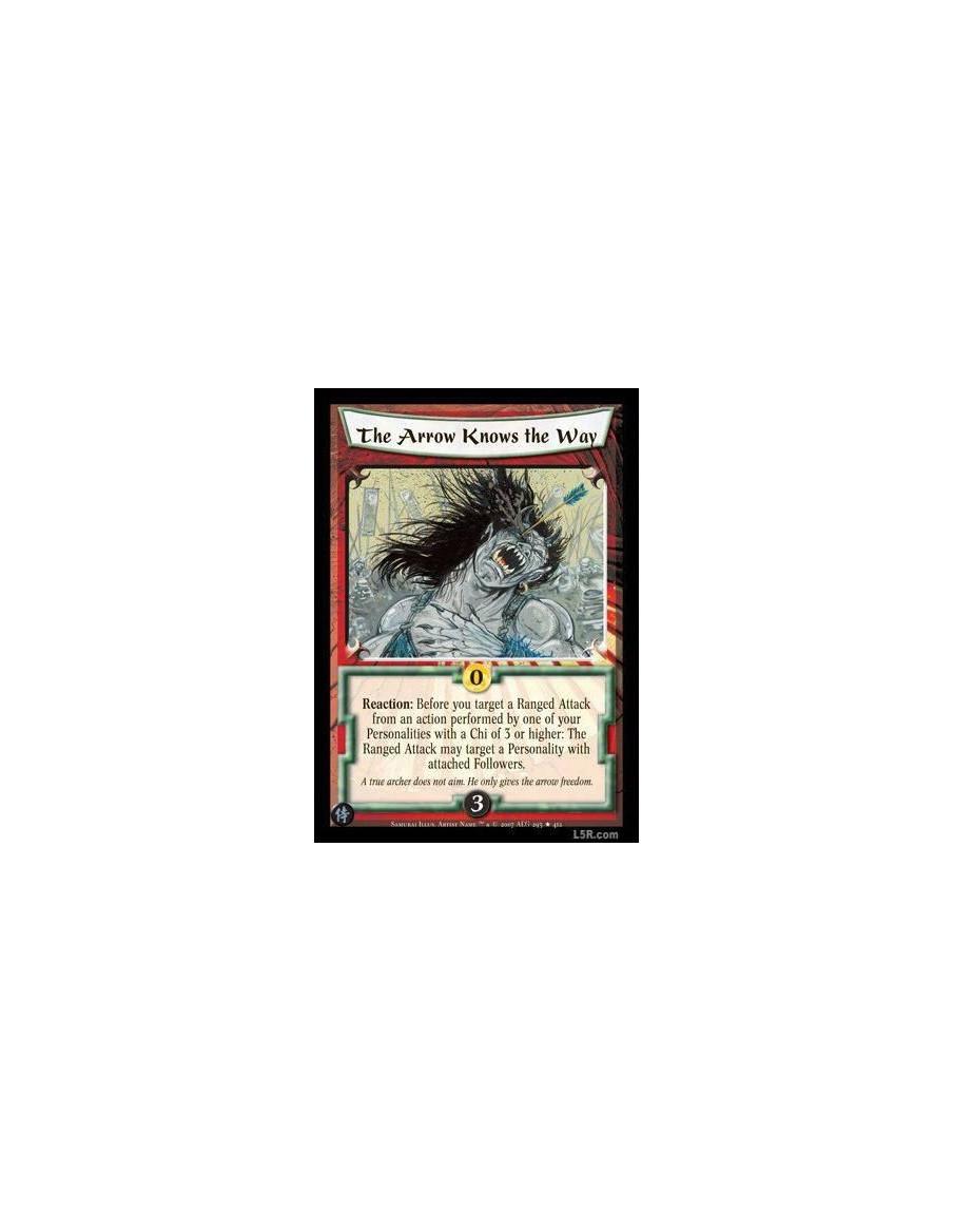 The Arrow Knows the Way FOIL  - Reaction : Before you target a Ranged Attack from an action performed by one of your Personaliti